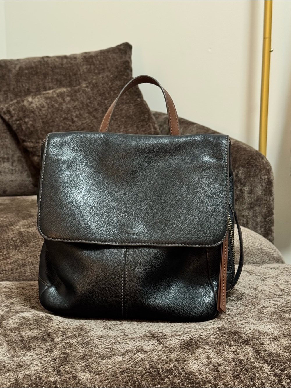 Fossil Clair Genuine Cow Hide Leather